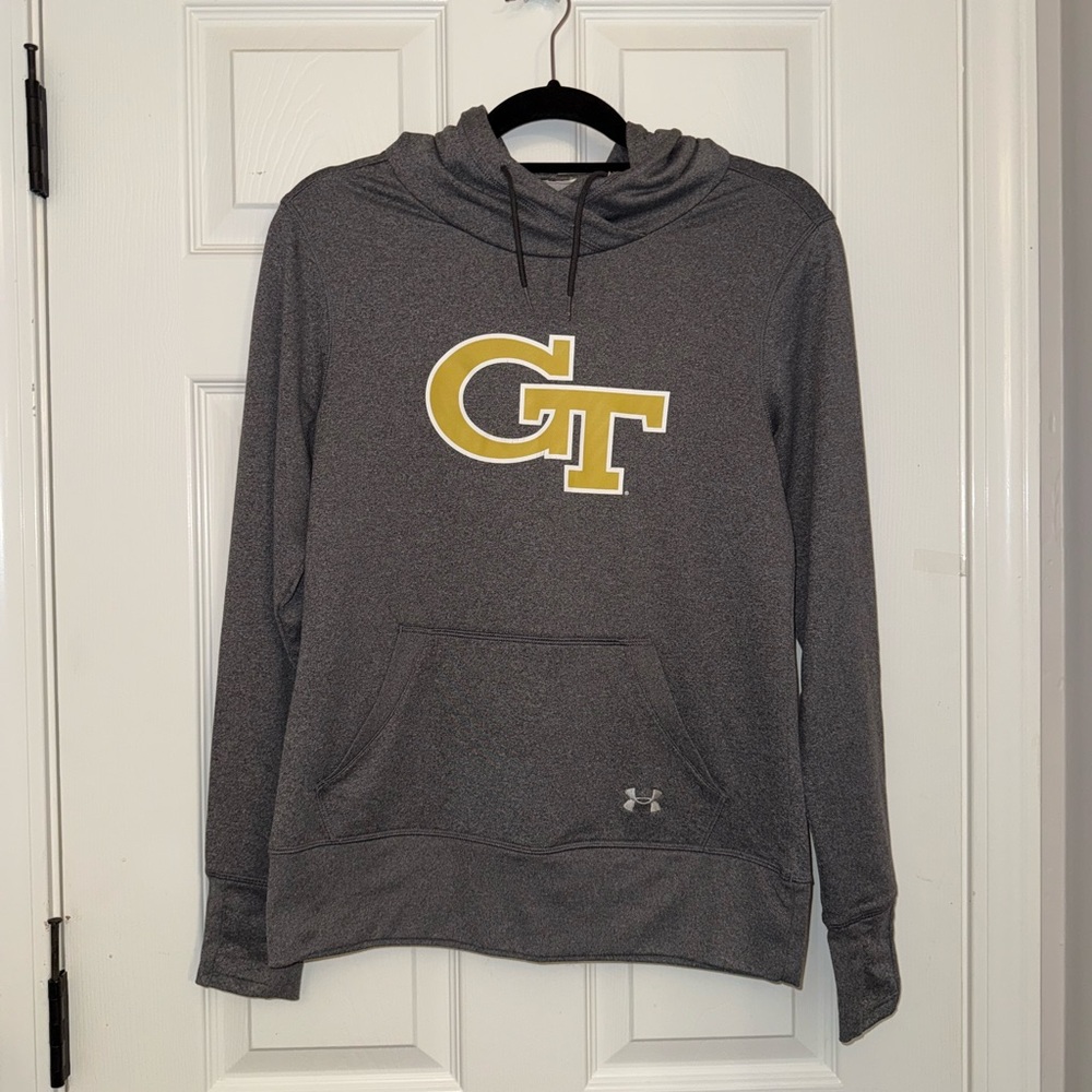 Georgia Tech Under Armour Gray Hoodie
